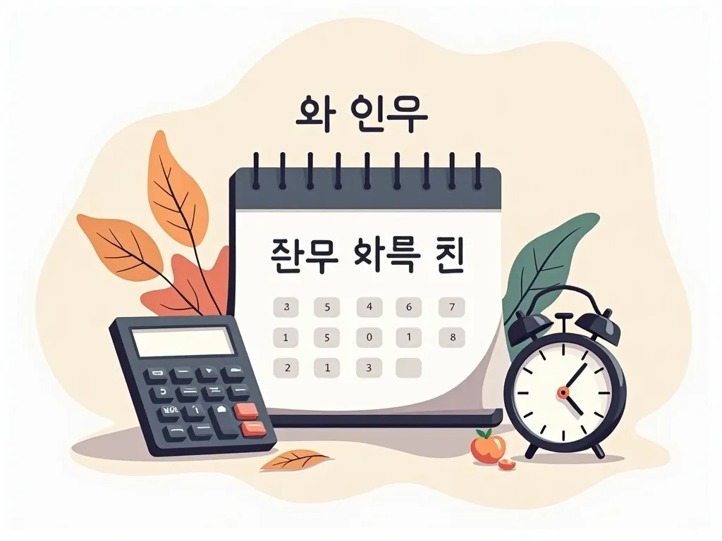 일수 계산기 - 쉬운계산기
